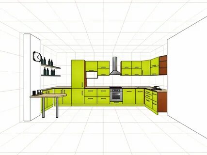 Картинка проект кухни