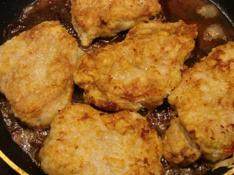 Кляр для жарки отбивных. Кляр для жарки отбивных