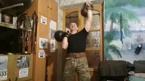 Жим гирь 24