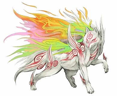 Okami - Amaterasu by MayhWolf on DeviantArt  Amaterasu, Okami, Japanese  mythical creatures