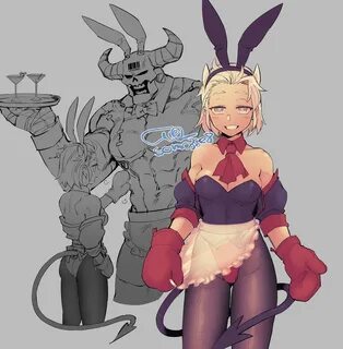 Helltaker bunny suit