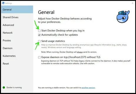 Docker for windows