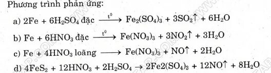 H2so3 fe no3 3