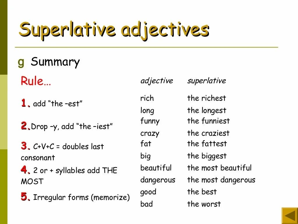 Superlative adjectives правило. Comparative or Superlative в английском. Superlative form правило. Comparatives and Superlatives правило.
