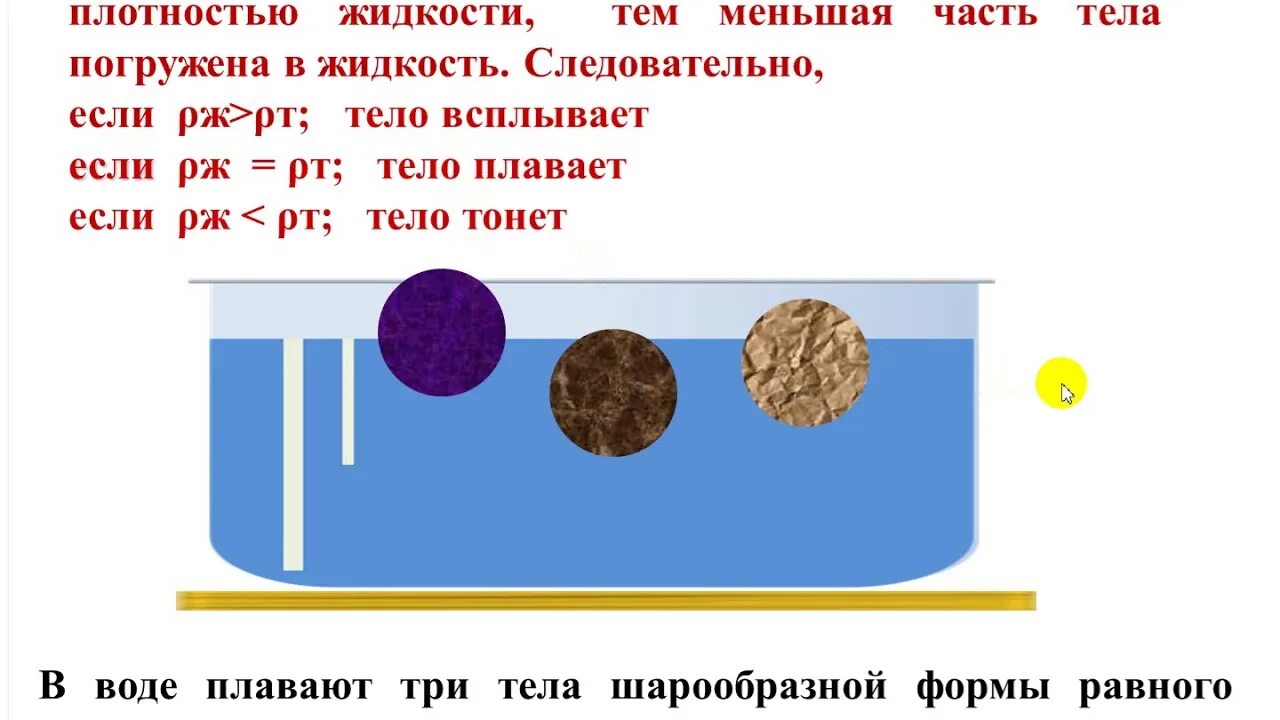 Если тело имеет плотность большую. Плотность больше плавает в воде. Плотность шарообразной тела. Плотность какого тела больше. Тела шарообразной формы.