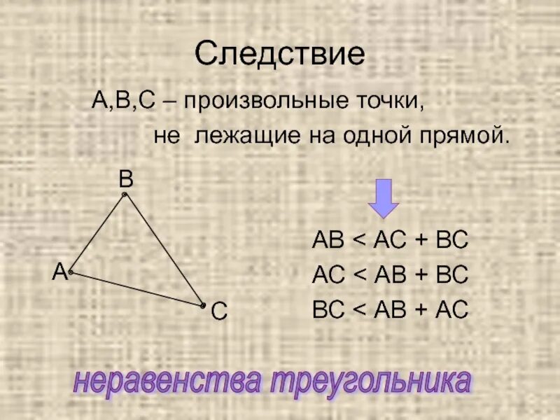 Неравенство треугольника определение. Теорема о неравенстве треугольника 7 класс. Теорема о неравенстве треугольника 7 класс Атанасян. Сформулируйте неравенство треугольника 7 класс. Теорема о неравенстве треугольника.