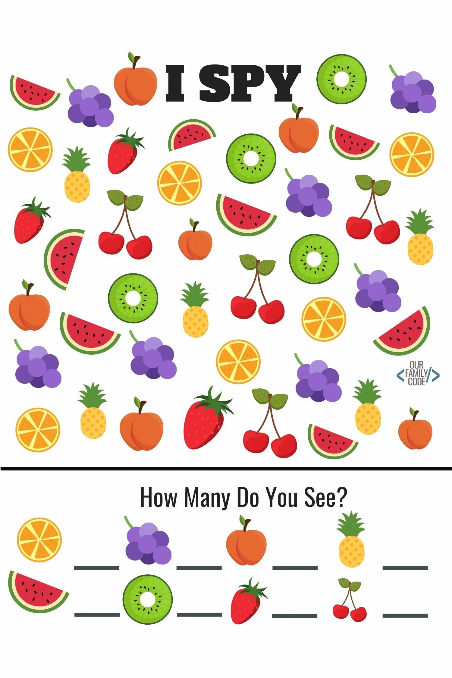 Fruits exercises