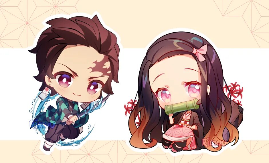 Nezuko is having a nightmare animation. Nezuko and Tanjiro. Demon Slayer nezuko Chibi. Semidraws-nezuko.