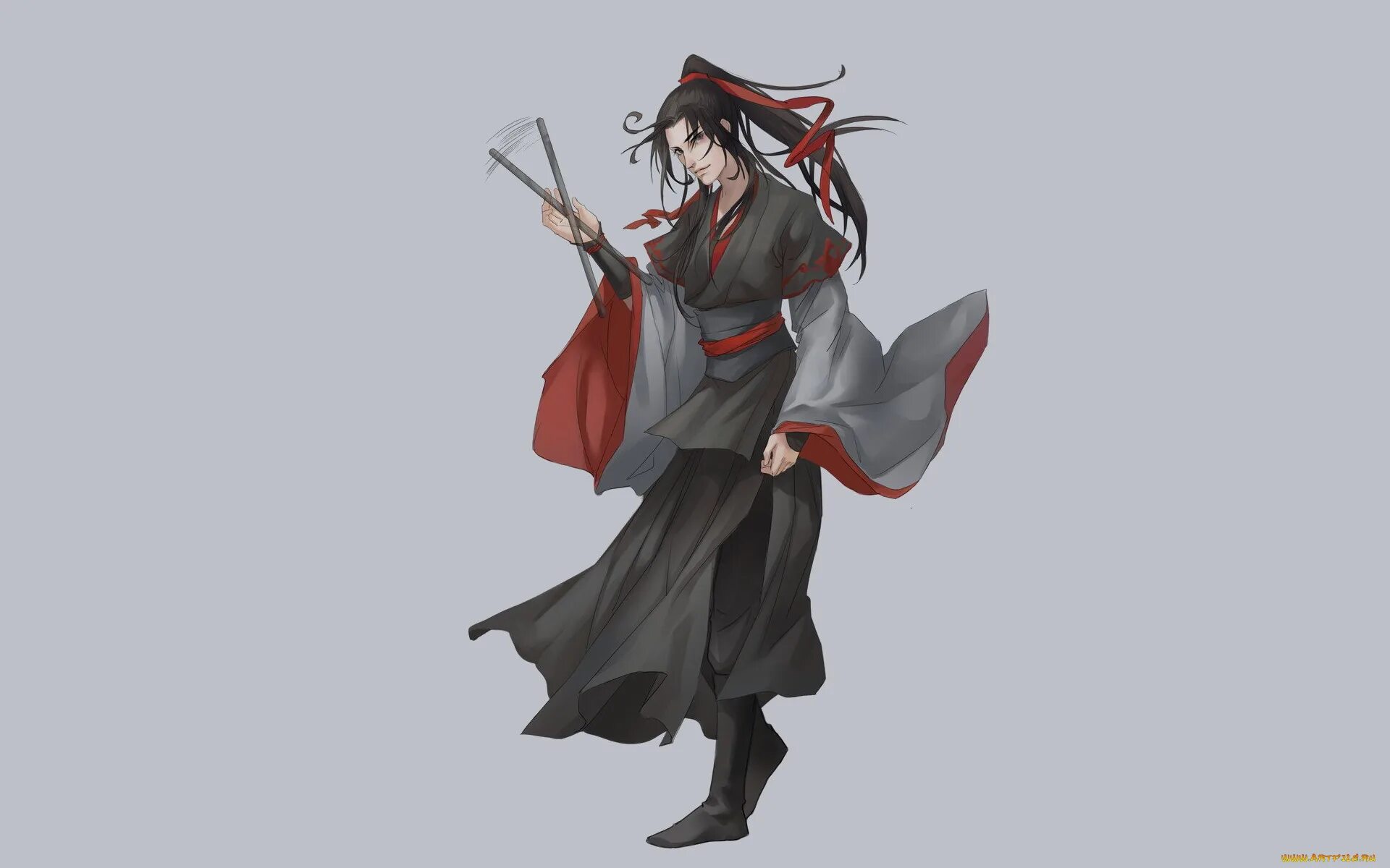 Вэй Усянь в полный рост. Вэй ин с флейтой арт. Wei Wuxian Nendoll. Wei Ying Flute.