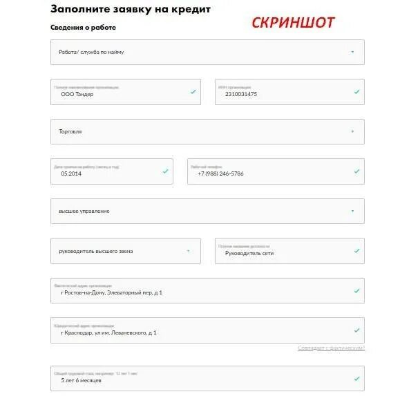 Озон банк заявка на кредит. Заполнение данных. Заполнение информации о вакансии. Заполнить данные работодателя. Как заполняется графа офис в кредите.