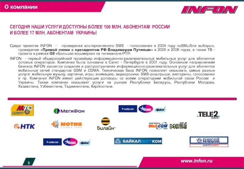 Информационно развлекательные сайты