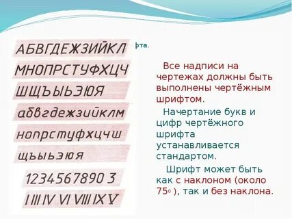 Масштаб букв