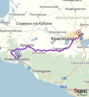 Уральская краснодар на карте