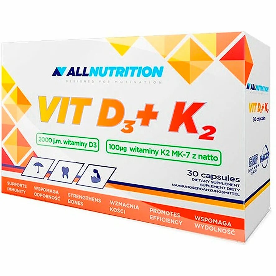 Витамин д3+к2 ALLNUTRITION Vit d3+k2 30 капсул. Витамин d3 2000 ме + к2 100 мкг. D3 2000ме к2 100мкг. Витамин д3 2000 к2.