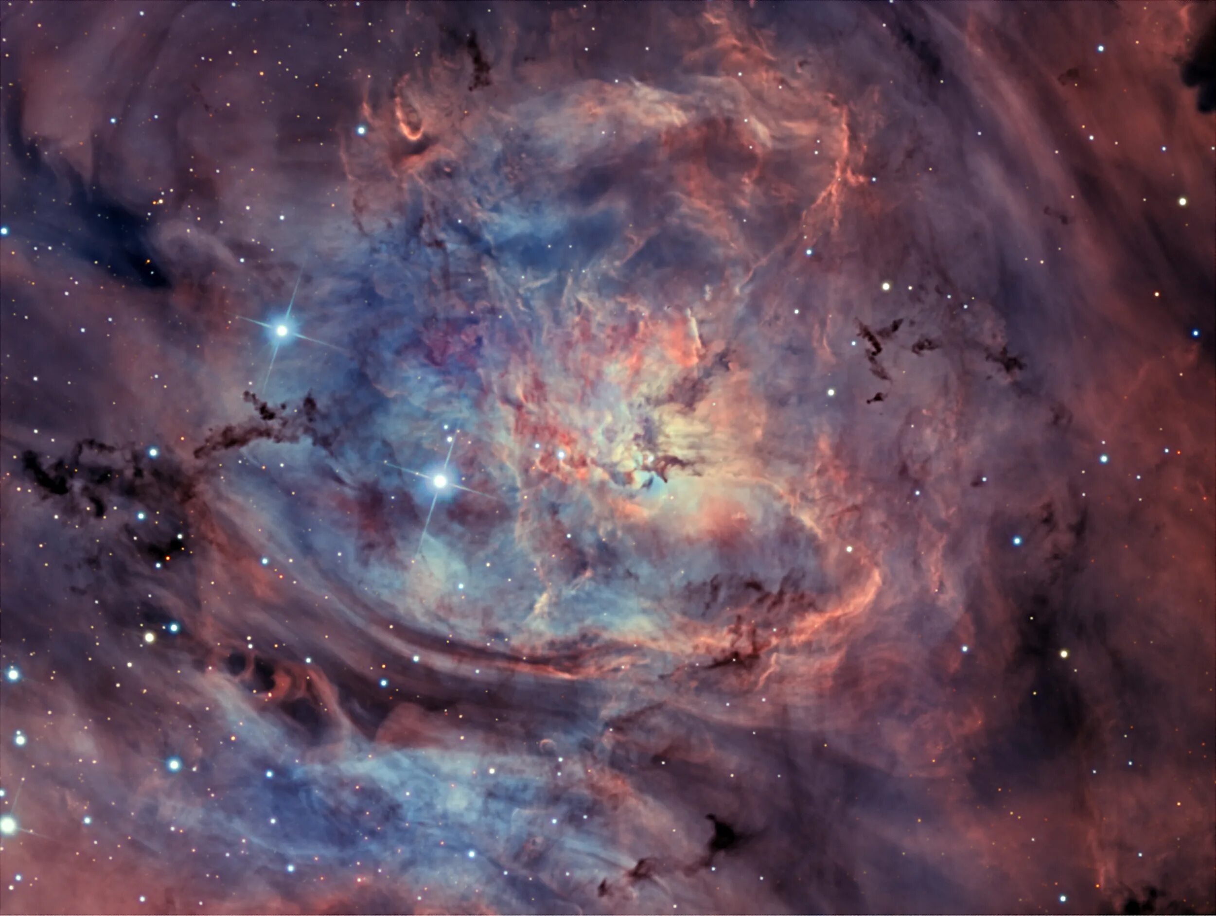 туманность орион небула. туманность пеликан в созвездии лебедь. самые красивые туманности фото.