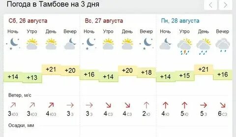 Погода в тамбове на октябрь 2024г