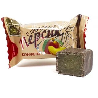 Персик в шоколаде