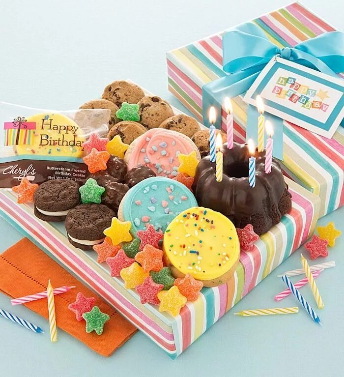 Birthday treats 5 класс. Birthday treats. Milotabox "Happy Birthday Box". Sweets in a Box. Now i .......... cookies for my Birthday Party tomorrow..