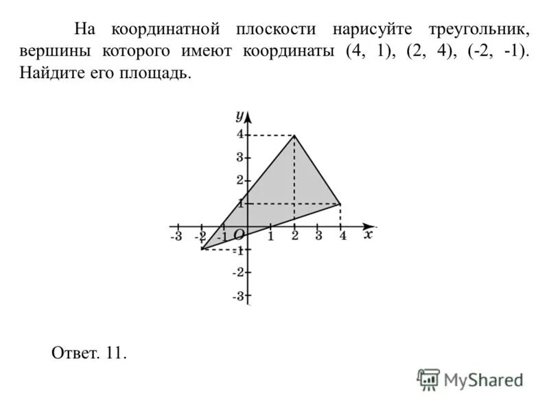 Имеют координаты