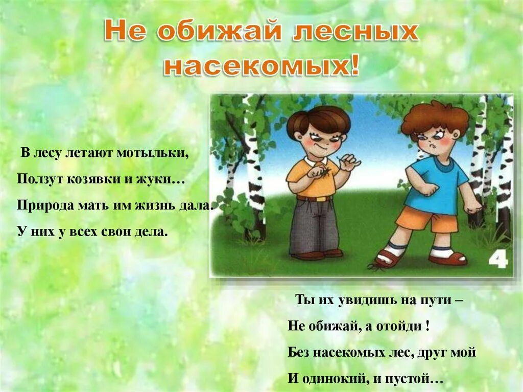 Песня не обижай ее не обижай зачем. Правила поведения в Дему. Не обижать лесных насекомых. Правила поведения в лесу. Правила поведения в лесу не обижай животных.