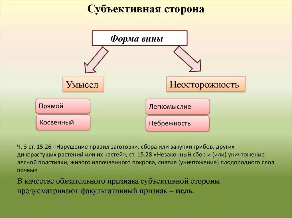 Две формы вины административного правонарушения. Субъективная сторона. Субъективная сторона форма вины. Формы субъективной стороны.