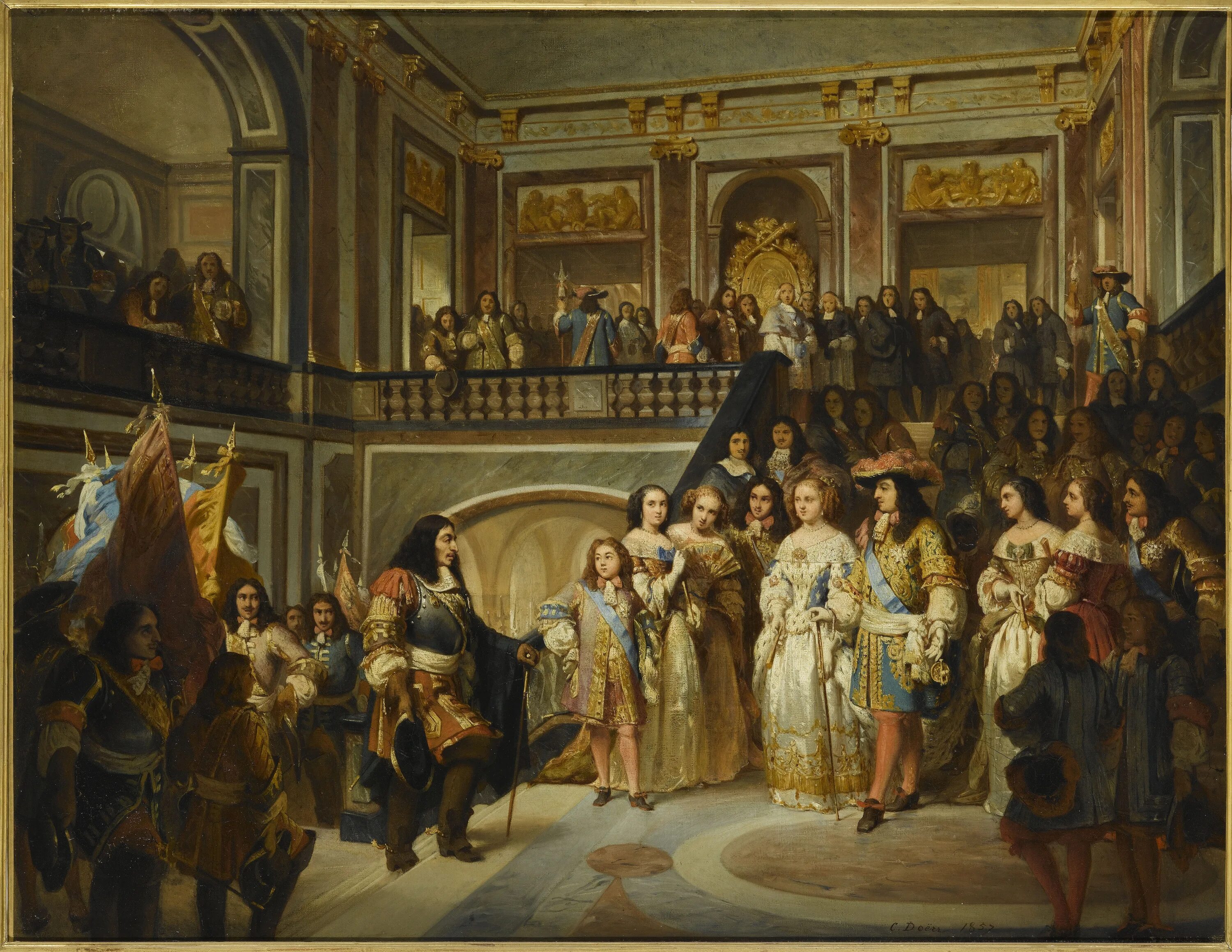 Людовик XIV Версаль. Людовик 14 Версаль живопись. Как разлад внутри дворянства влиял