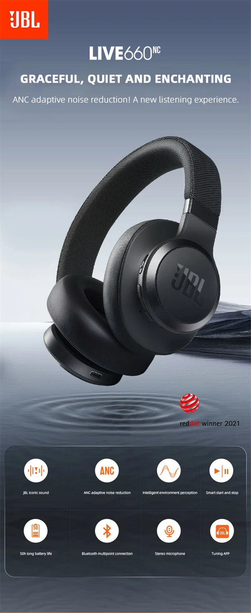 Беспроводные наушники jbl live 660nc, черный. Наушники jbl tune 660nc. Jbl live 660. Тканевое оголовье для наушников. Jbl 660nc.