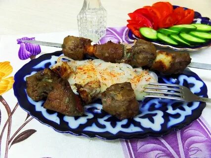 Печень свиная на мангале рецепт