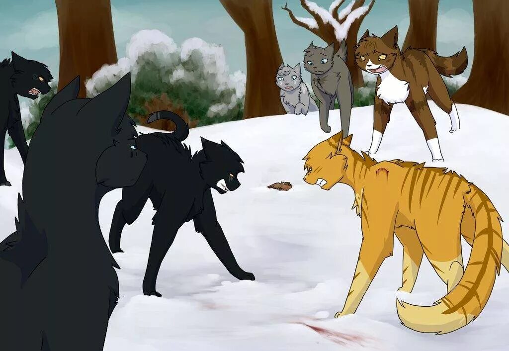 коты воители звездоцап. коты воители драки. коты воители наставник и оруженосец. коты воители битва. коты воители огнезвёзд и бич.