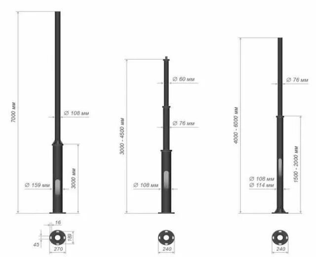 Флагшток уличный стационарный секционный Nordwerk стандарт 6 метров. Опора освещения стальная, горячий цинк, н=4м z40-BLK/MT. Опора освещения металлическая h=9м. Чертеж опоры для столба уличного освещения. Флагшток механизм