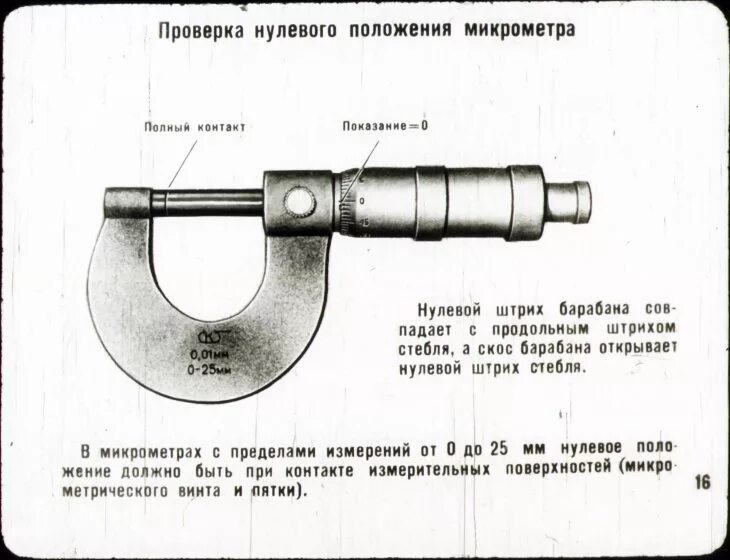 Как выставить микрометр. Единицы измерения прибора микрометра.