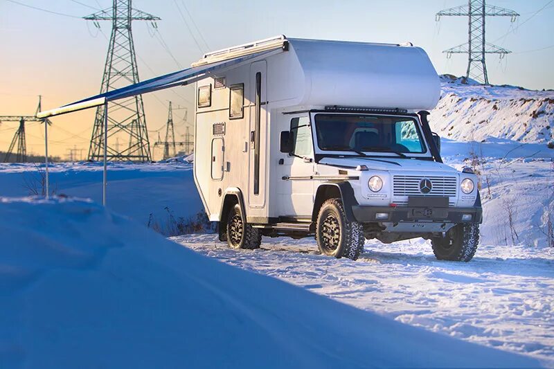 Зимний кемпер. Автодом mercedes gelandewagen. mercedes gelandewagen кемпер. автодом мерседес 4х4. mercedes g camper.
