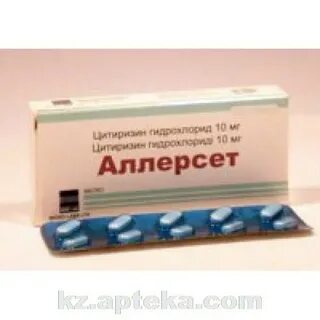 Алерсэт л таблетки инструкция
