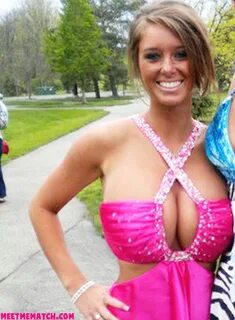 Big tits prom dress.