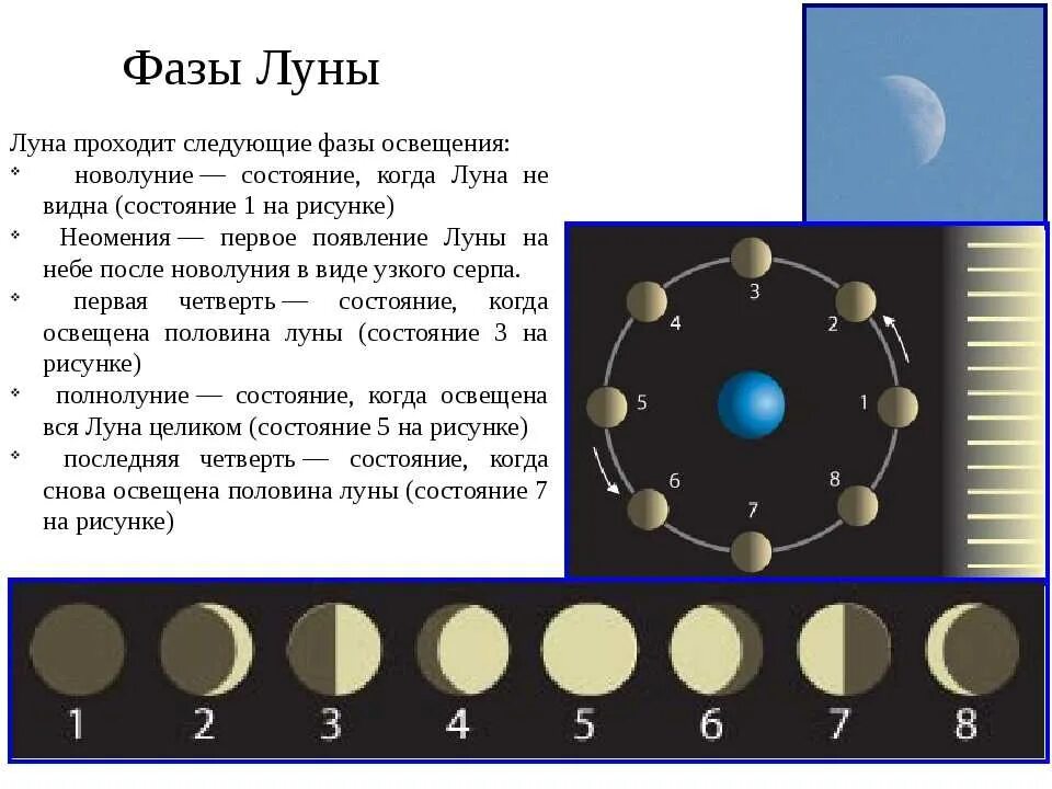 Часть луны 5. Фазы Луны. Ф̆̈ӑ̈з̆̈ы̆̈ Л̆̈ў̈н̆̈ы̆̈. Фазы Луны с названиями. Схема лунных фаз.