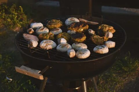 Grilled mushrooms