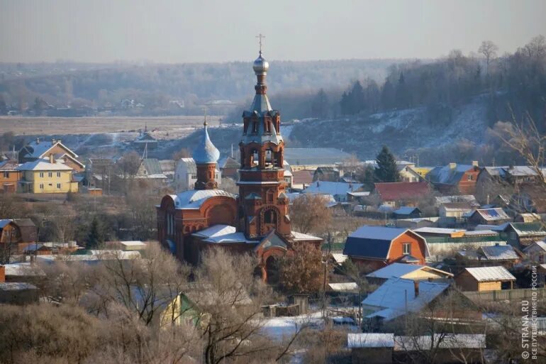 Боровск. Боровск вид с горы. Боровск от Москвы. Пионова г. Боровск.