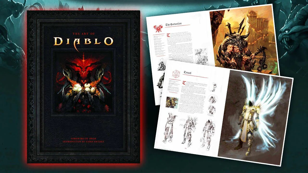 Сай медорфенов книга 3. Диабло 2 артбук. Энциклопедия Diablo книга. Diablo 3 артбук.