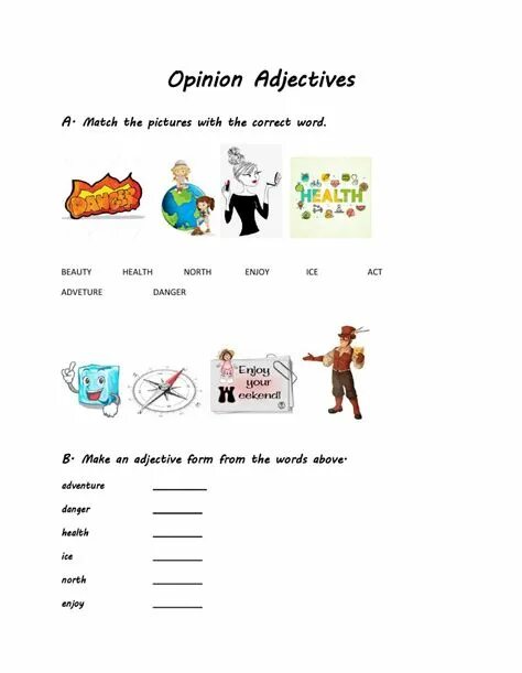 Opinion adjectives. Adjectives of opinion Worksheets. Extreme adjectives Worksheets. Opinion adjectives and fact adjectives.