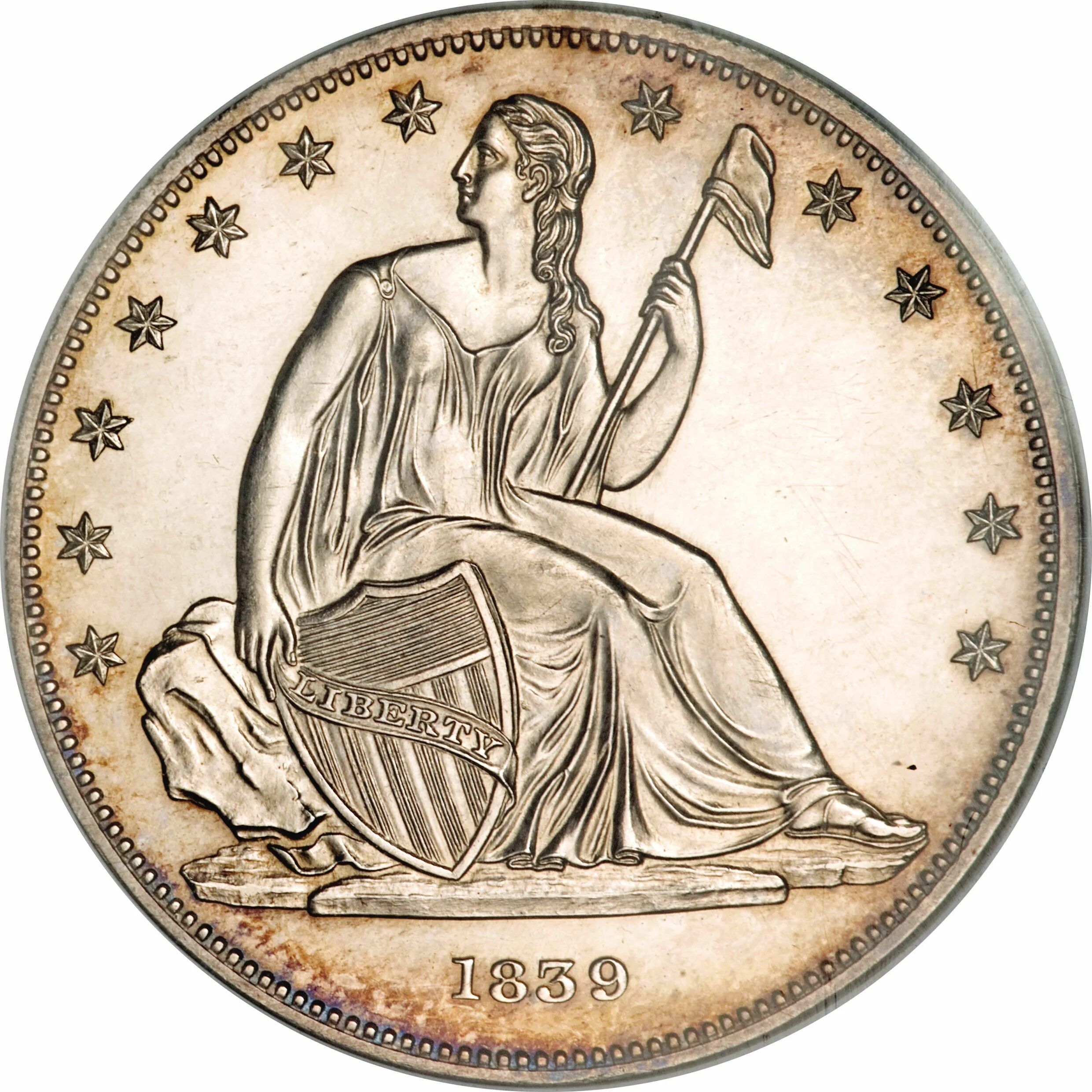 Е 1 доллар. Доллар 1839. Один доллар. Серебряный доллар США 1836 года. Полдоллара США монета.