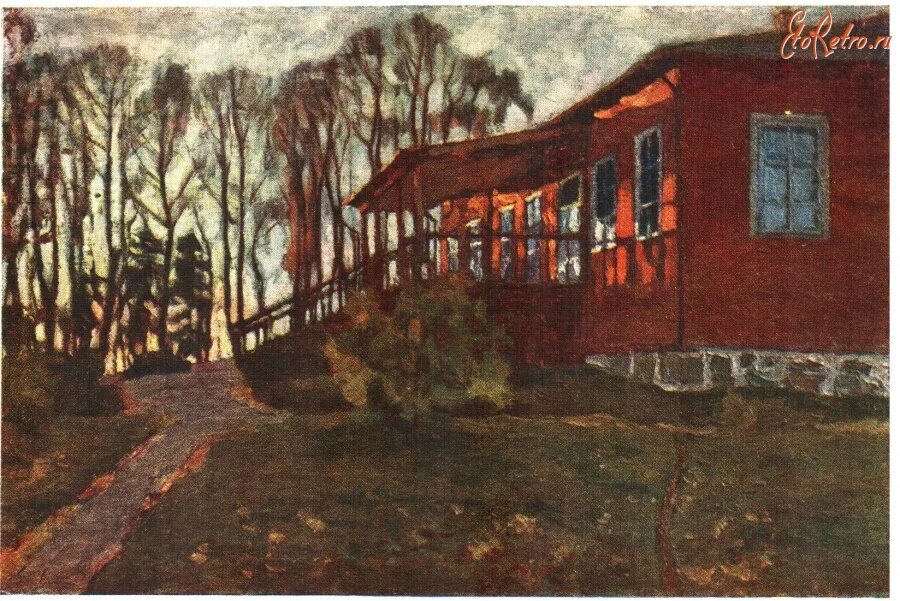 Жуковский произведение вечер. Осенний вечер. 1905 жуковский.