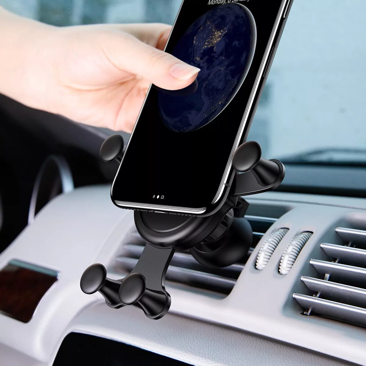 Держатель телефона в машину на дефлектор. Автодержатель Baseus Gravity car Mount Black. Baseus Gravity car Mount. Baseus car Mount Holder. Автодержатель Baseus mouth car Mount Black.