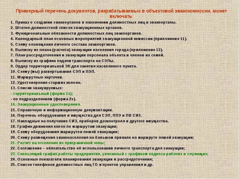 Данного пункта в списке. Планирование эвакуации населения. 2. Что делать если нет инета. Данного пункта в списке.