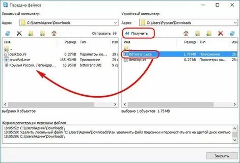 Программа для удаленной передачи файлов