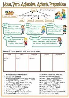 Adjective noun exercises
