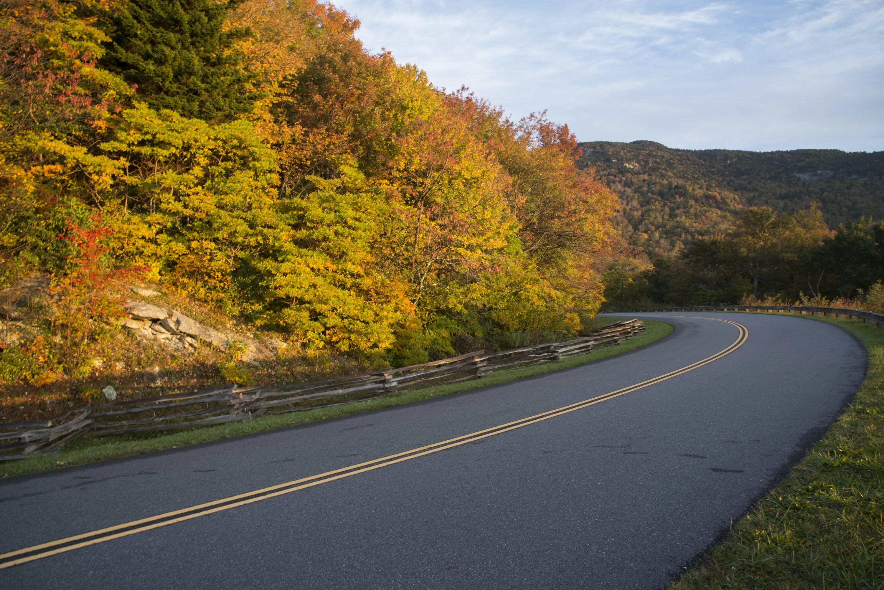 Turning road