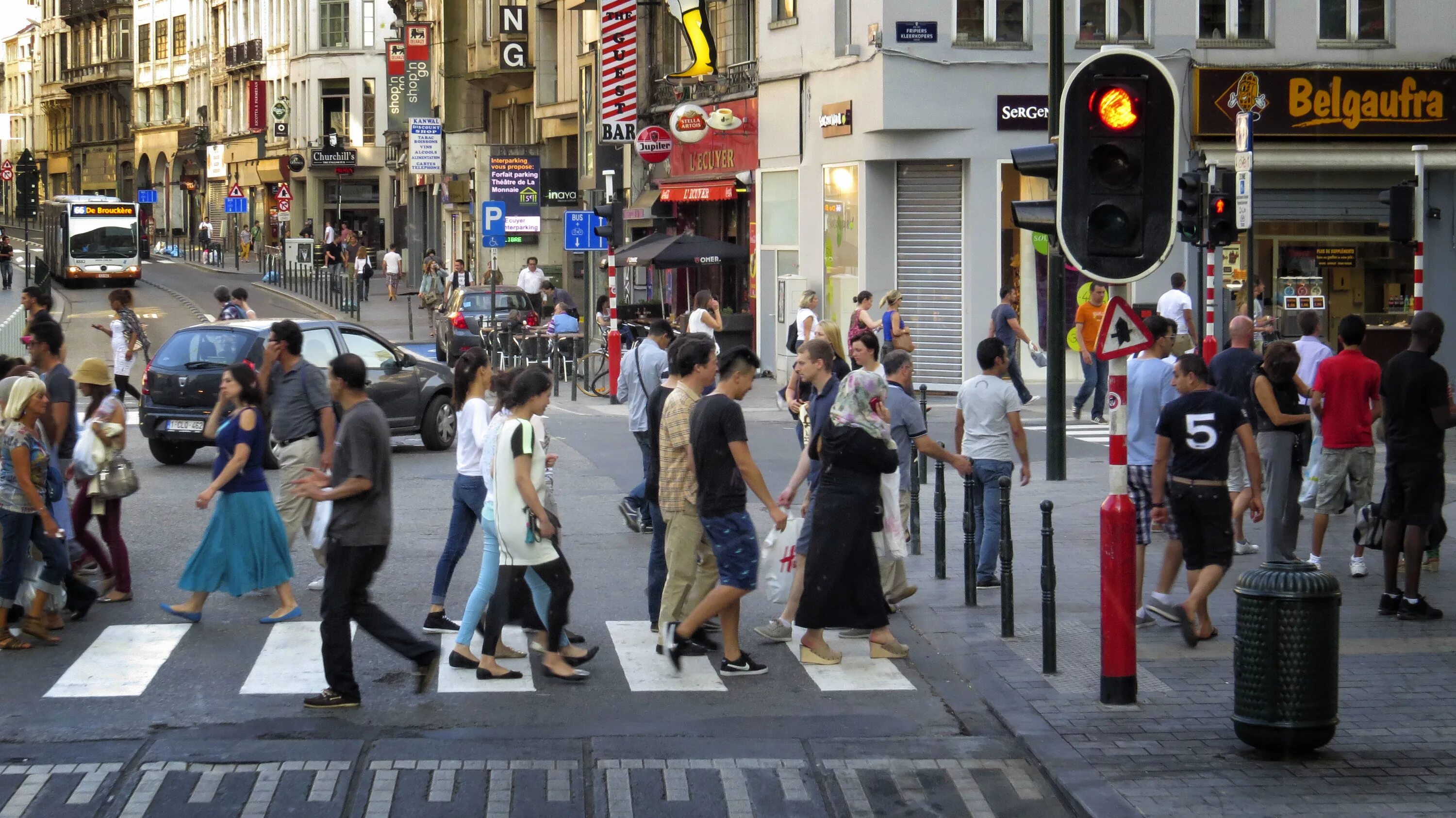 People live in the street