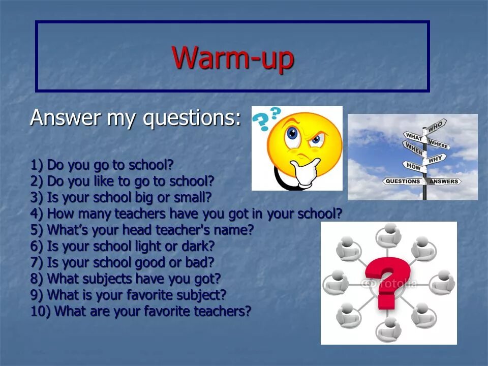 Answer up