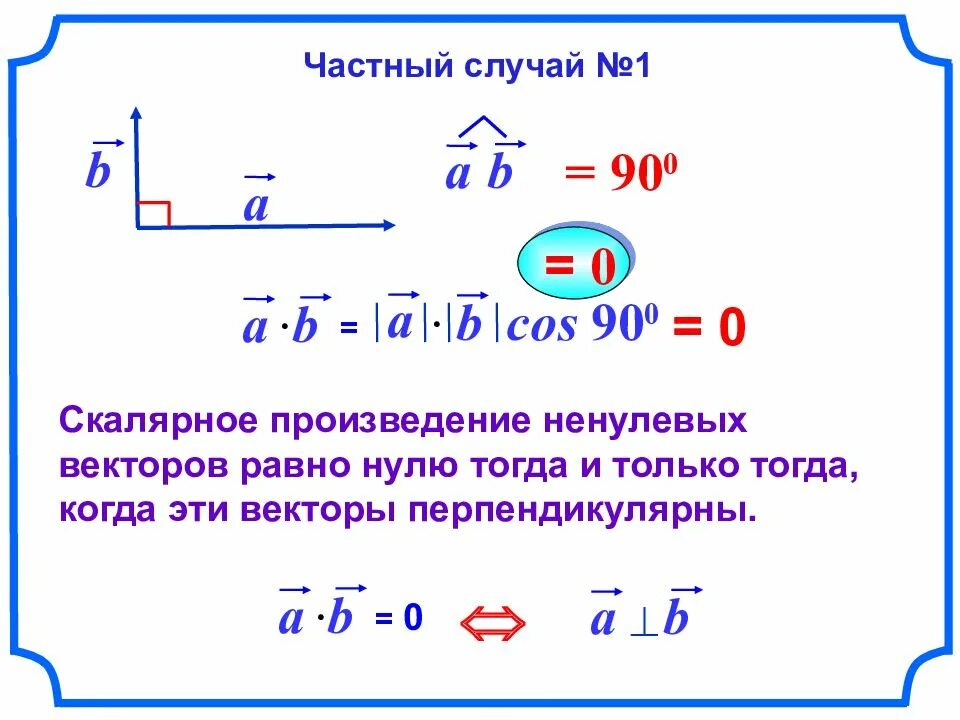 Когда произведение двух векторов равно нулю. Скалярное произведение векторов равно нулю. если векторное произведение равно 0. если скалярное произведение векторов равно нулю то они. если скалярное произведение двух ненулевых векторов равно нулю.