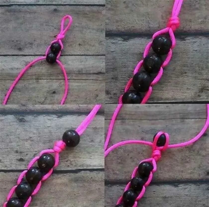 Двойной браслет шамбала. Бисерные браслеты. Браслет из бусин на шнурке. Браслет шамбала shamballa. Как вплести бусины.